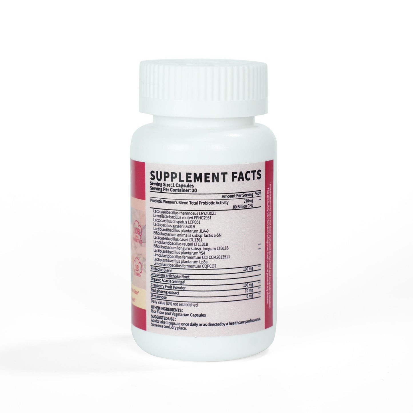 Fresh Flower-Powerful Women's Probiotic, Fights Bacterial and Yeast Infections |Promote digestive health|Improves Odor and Flora