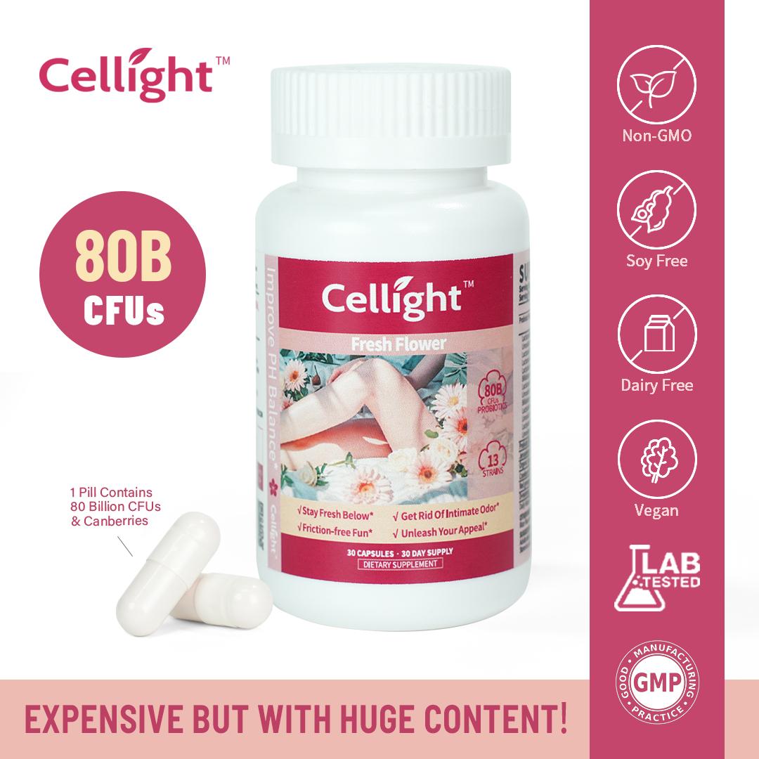 Fresh Flower-Powerful Women's Probiotic, Fights Bacterial and Yeast Infections |Promote digestive health|Improves Odor and Flora